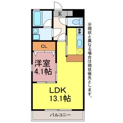 アネシス駅西の物件間取画像